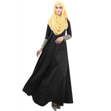 Load image into Gallery viewer, Kaftan Abaya Islamic Muslim Women Long Sleeve Elegant Maxi Cocktail Long Dresses 3 Colors T6
